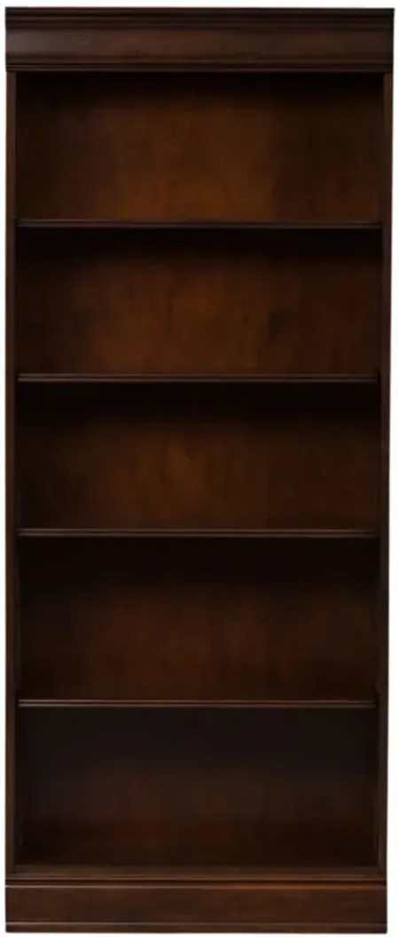 Brayton Manor Bookcase in Dark Brown by Liberty Furniture