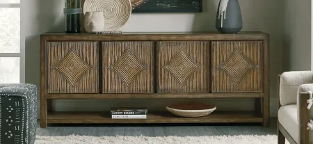 Sundance Entertainment Console in Brown by Hooker Furniture