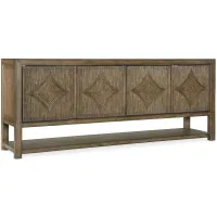 Sundance Entertainment Console in Brown by Hooker Furniture