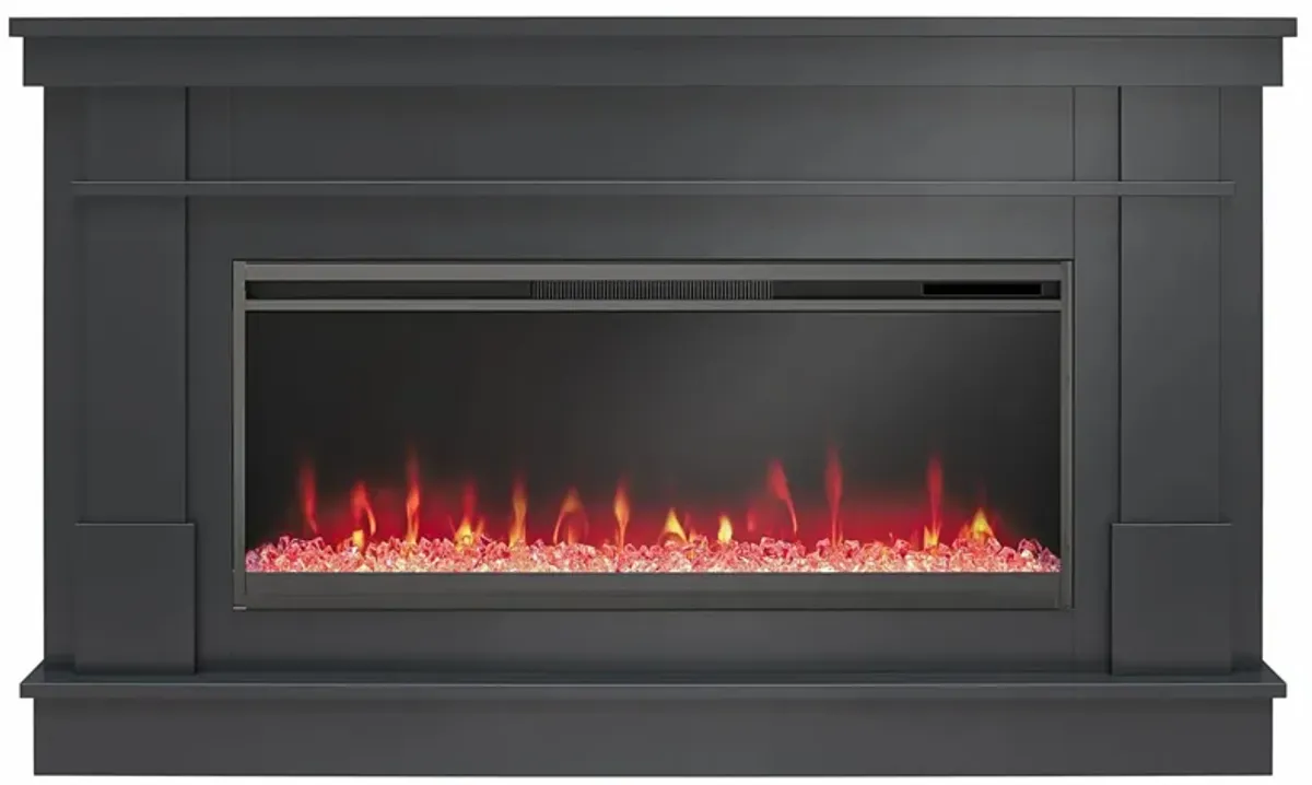 Montvale Electric Fireplace in Black by DOREL HOME FURNISHINGS