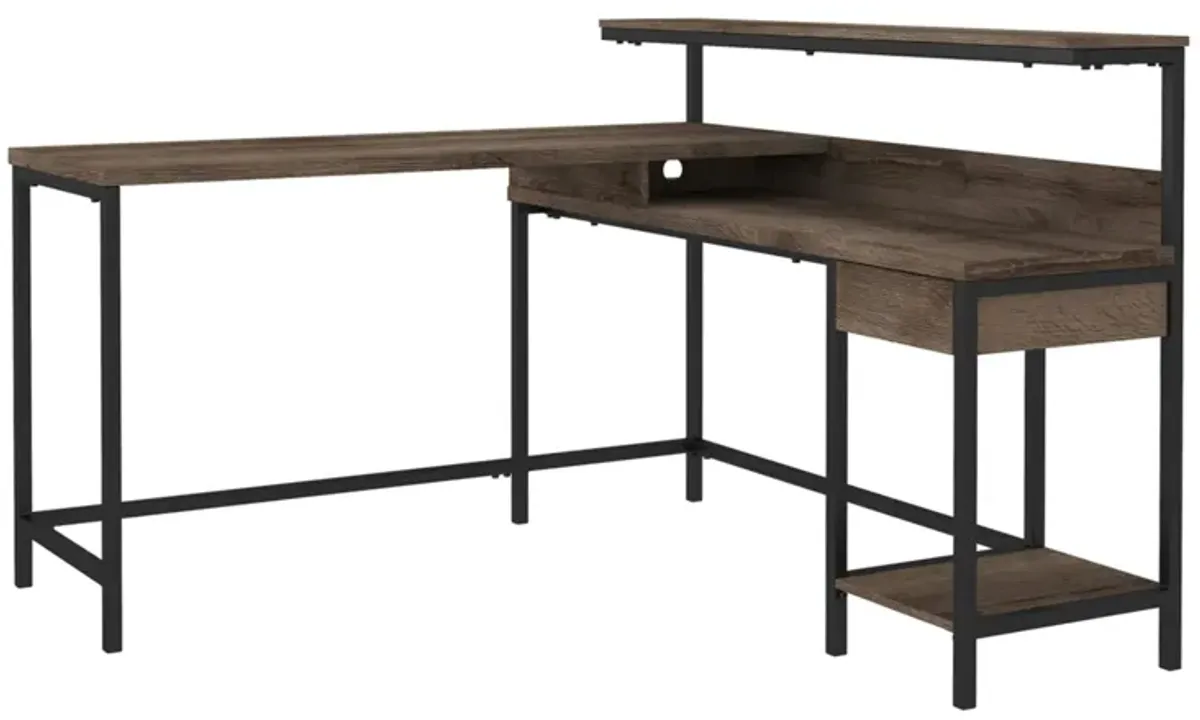 Arlenbry L-Desk in Gray by Ashley Express