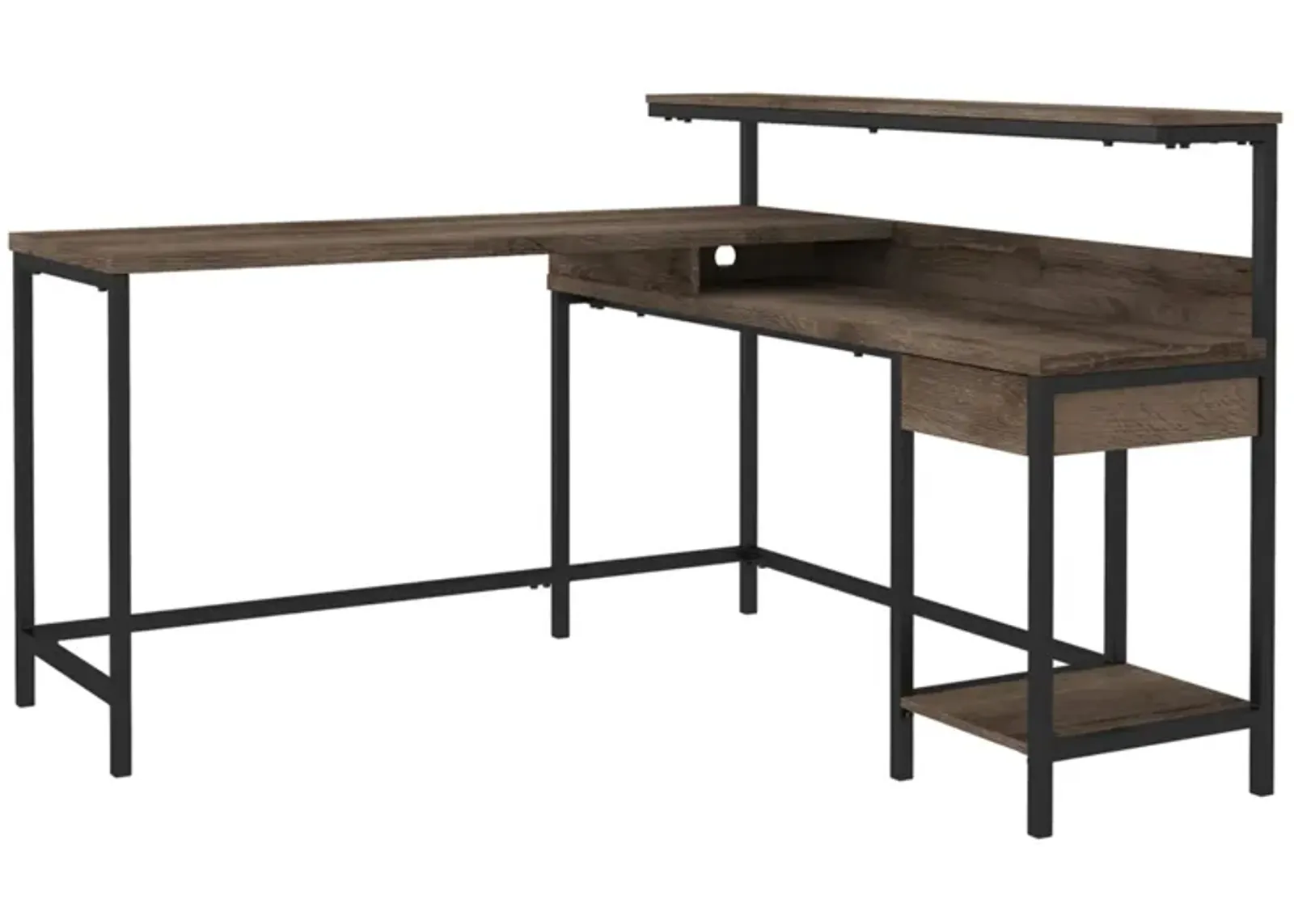 Arlenbry L-Desk in Gray by Ashley Express