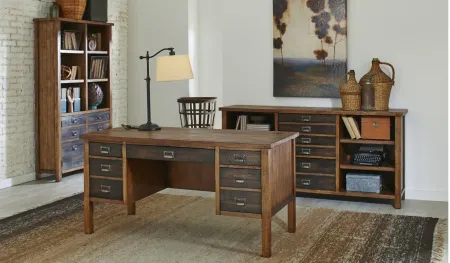 Heritage Console Credenza in Hickory by Martin Furniture