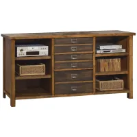 Heritage Console Credenza in Hickory by Martin Furniture