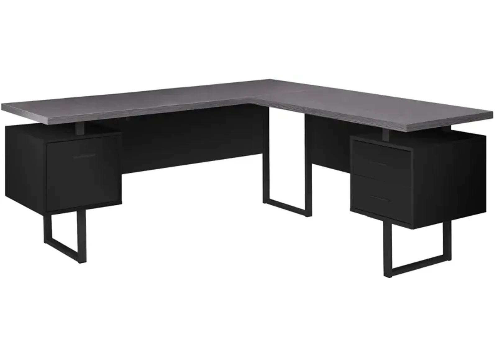 Jojo 70" Computer Desk in BLACK by Monarch Specialties