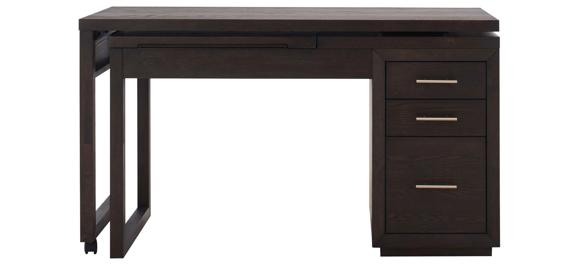 Winfield Swivel LiftTop LDesk in Umber by Riverside Furniture