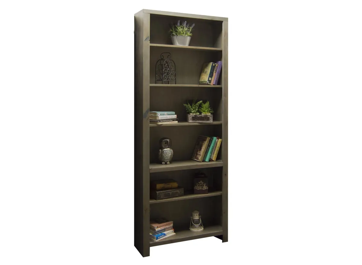 Joshua Creek 84" Bookcase in Barnwood by Legends Furniture