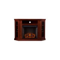 Oldham Convertible Media Fireplace in Brown by SEI Furniture