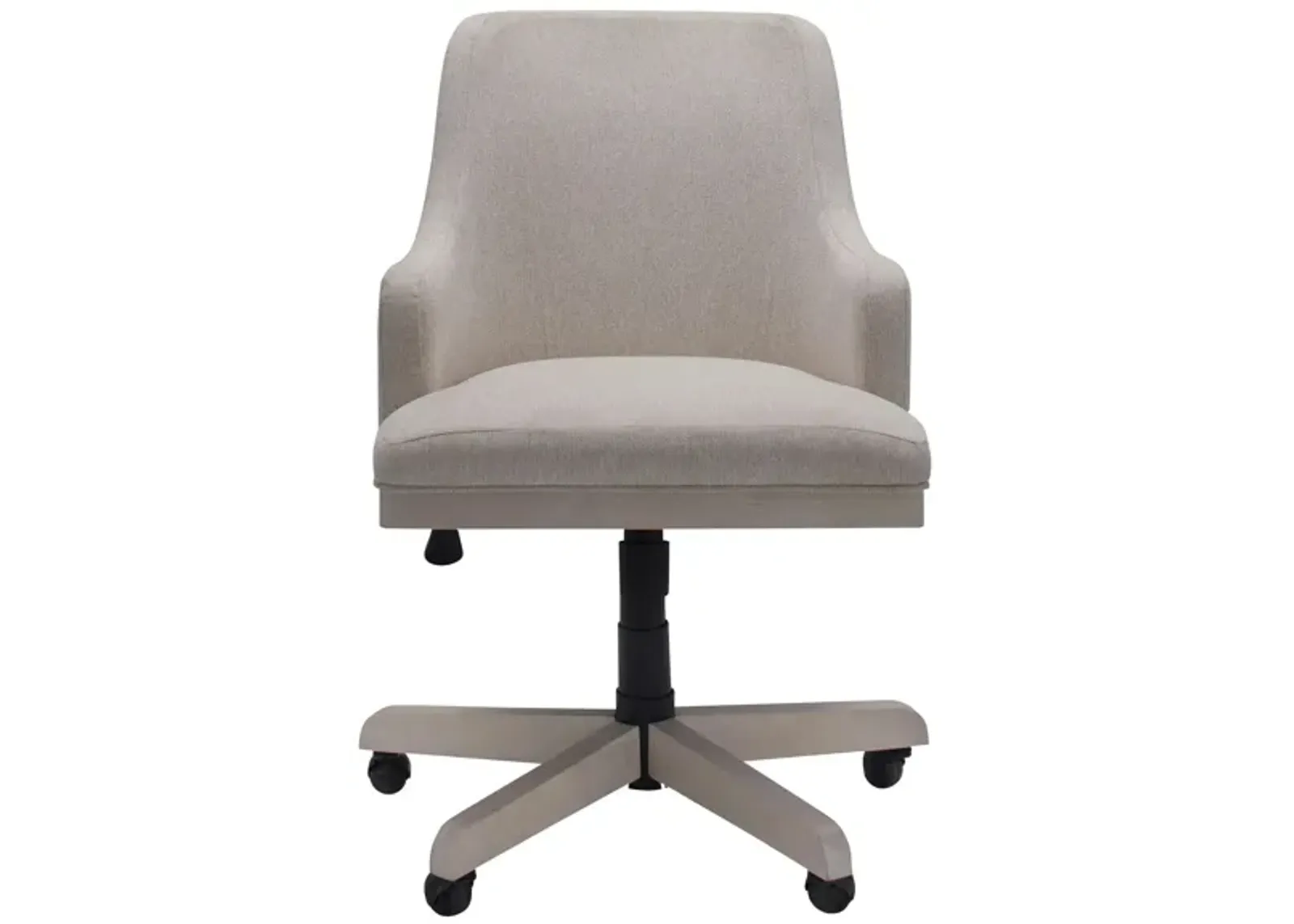 Caspian Upholstered Desk Chair in Ivory by Riverside Furniture