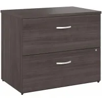 Steinbeck 2 Drawer Lateral File Cabinet in Storm Gray by Bush Industries