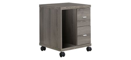 Monarch 23" Office Cabinet in Dark Taupe by Monarch Specialties