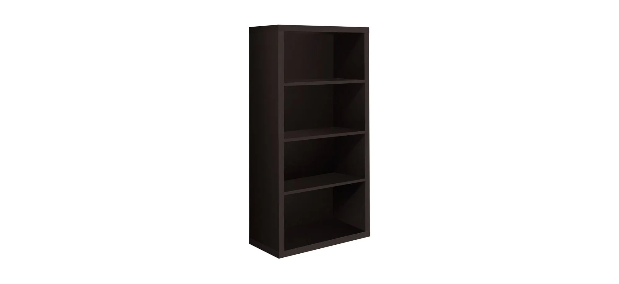 Calliope Bookcase with Adjustable Shelves in Espresso by Monarch Specialties