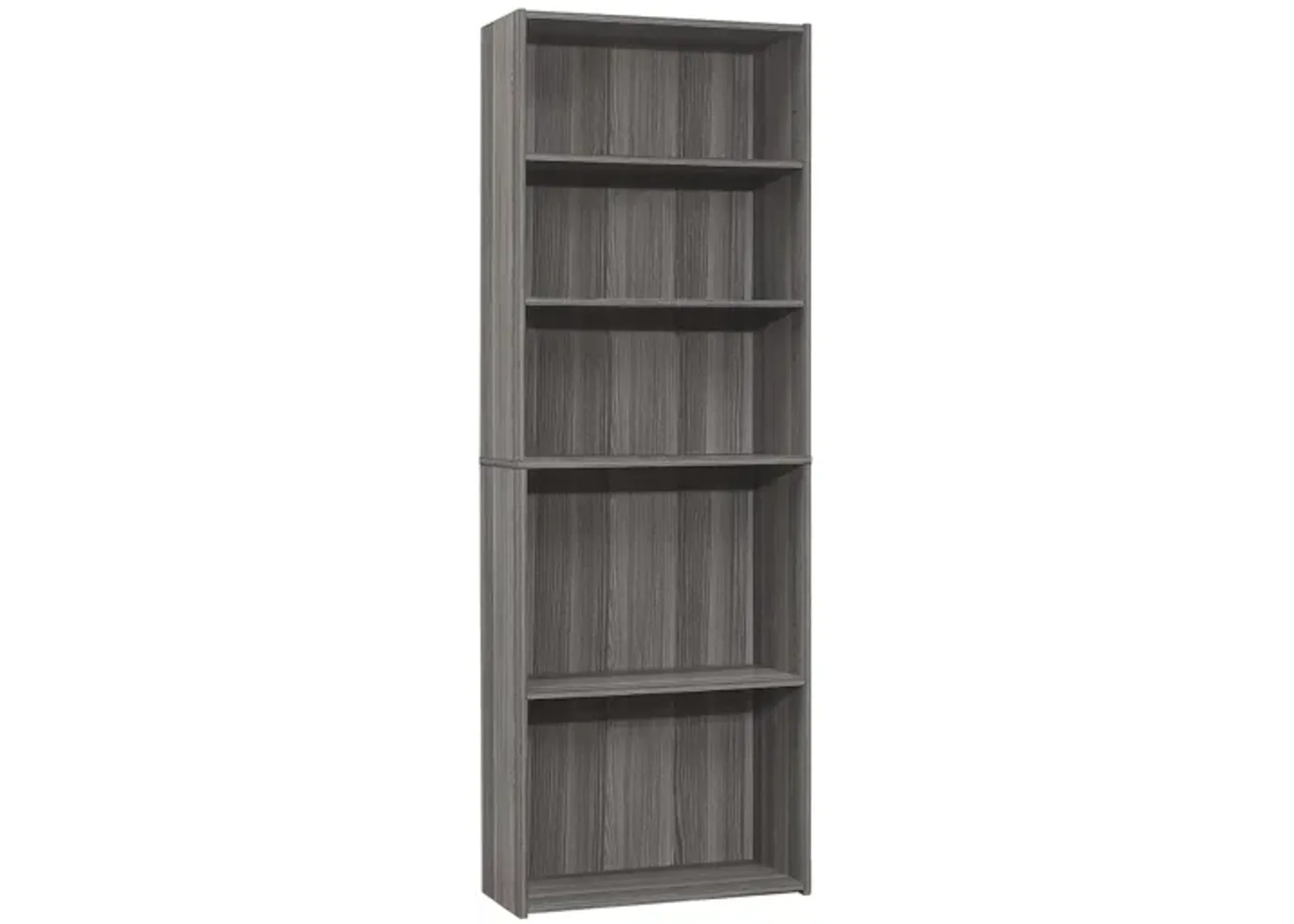 Onyx Bookcase in Grey by Monarch Specialties