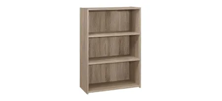 Neil Bookcase in Dark Taupe by Monarch Specialties