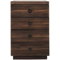 Newell Mobile File Cabinet in Brushed Acacia by Riverside Furniture