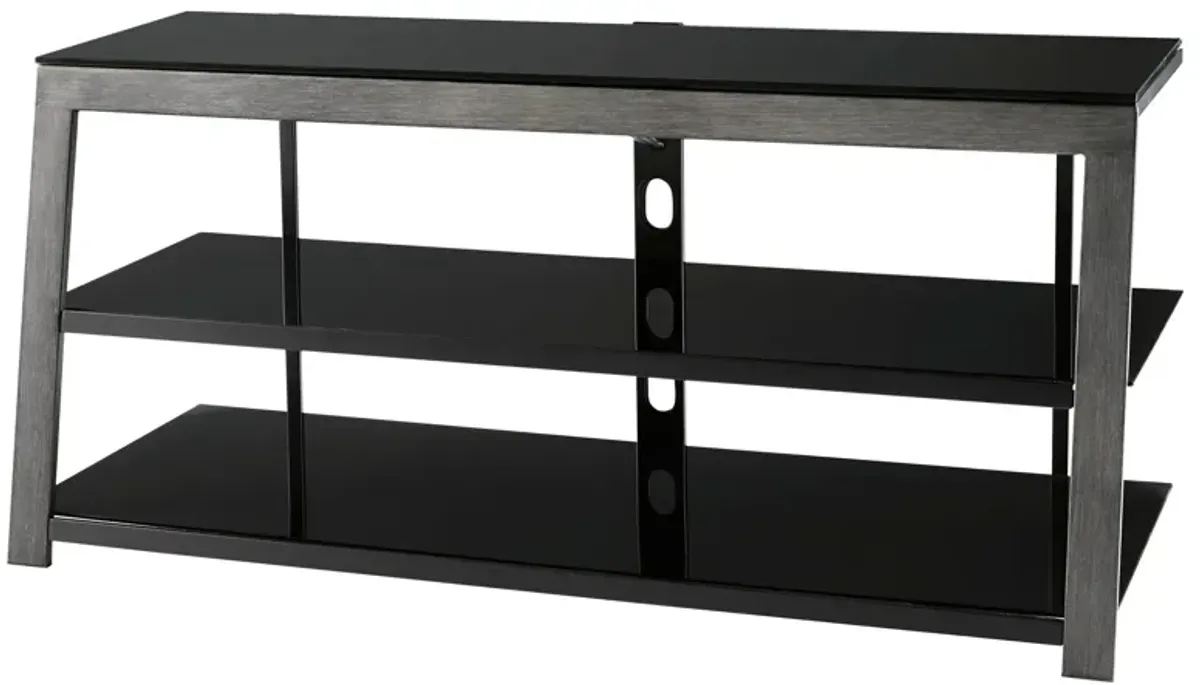 Pryor 48" TV Console in Black by Ashley Furniture