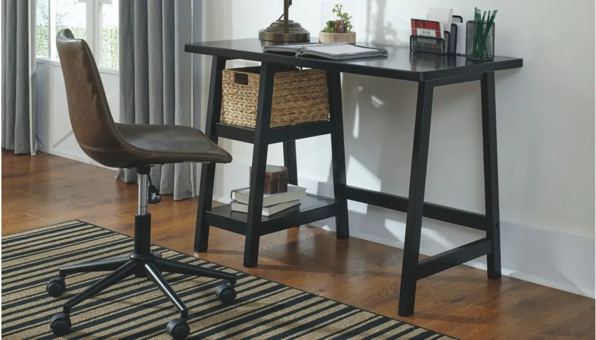 Mirimyn Writing Desk in Black by Ashley Express