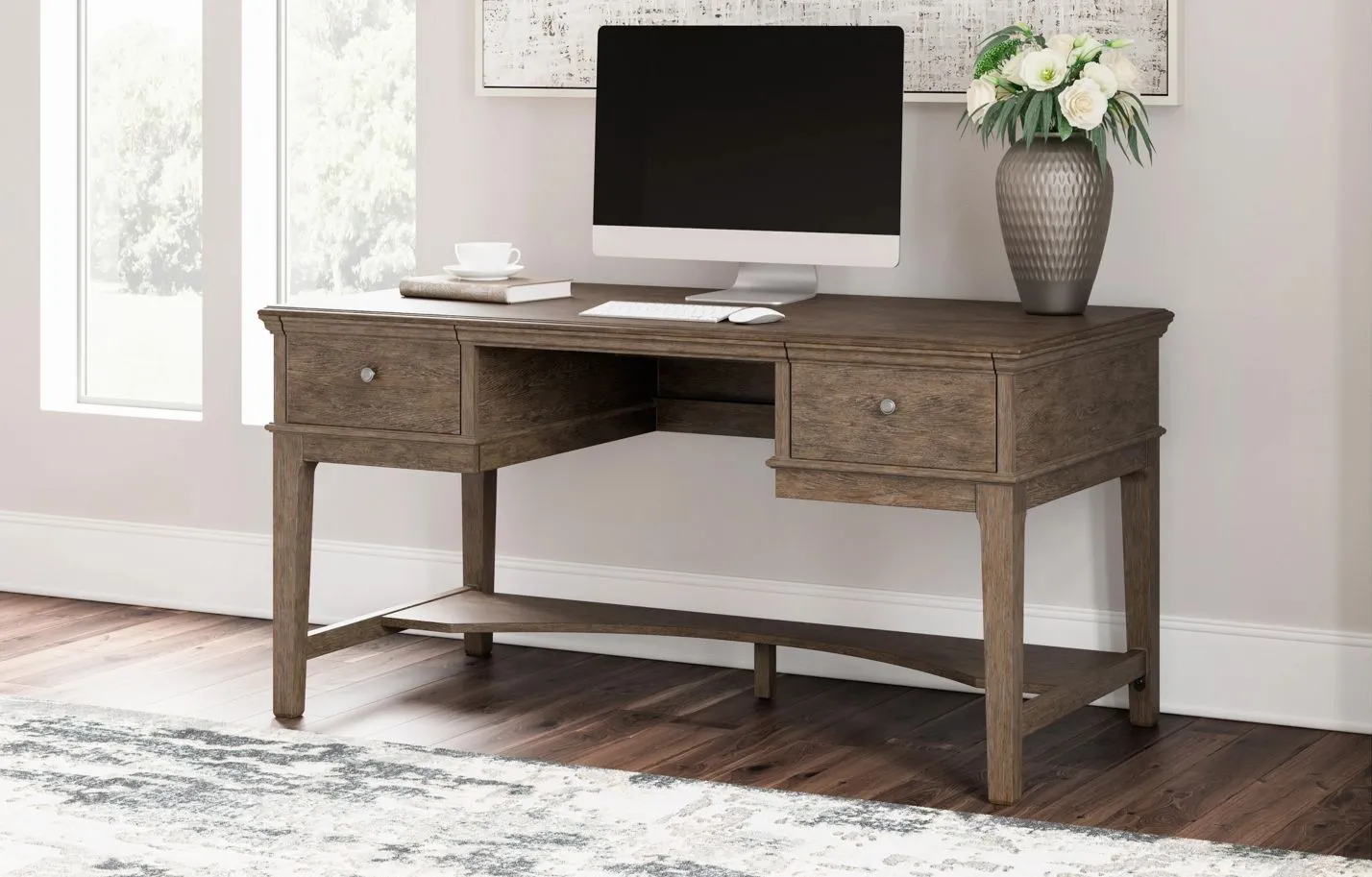 Janismore Storage Desk in Brown by Ashley Express