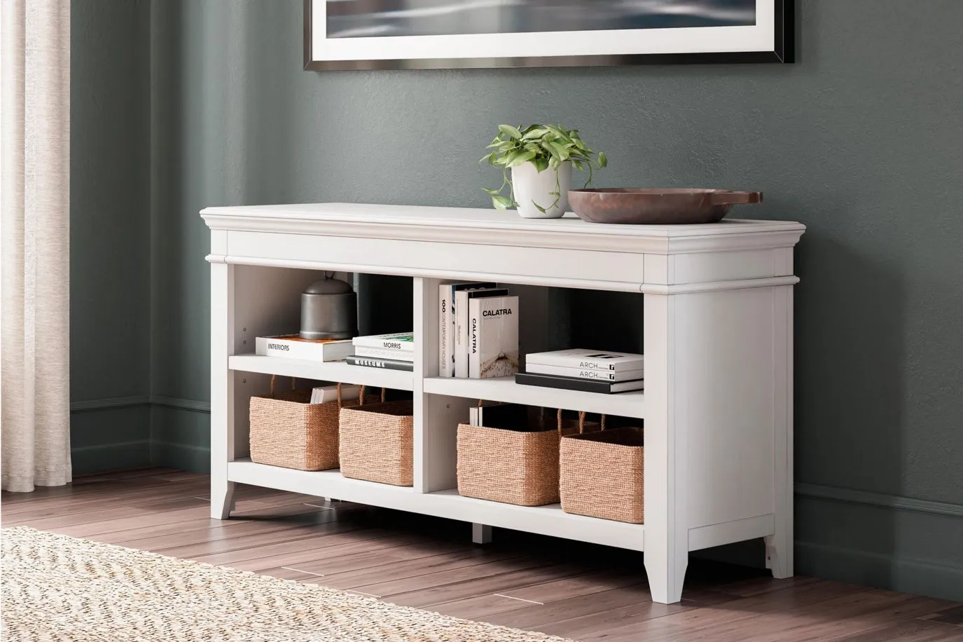 Kanwyn Credenza in White by Ashley Express