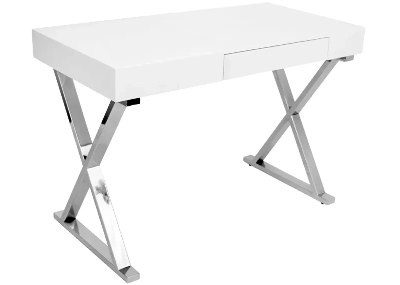 Luster Writing Desk in White by Lumisource