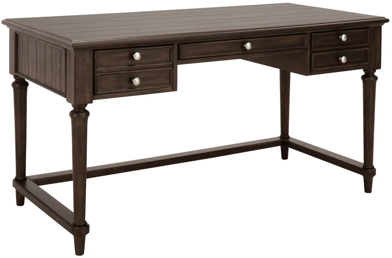 Larkin Writing Desk in Driftwood Charcoal by Bellanest