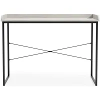 Yarlow Home Office Desk in White/Black by Ashley Express