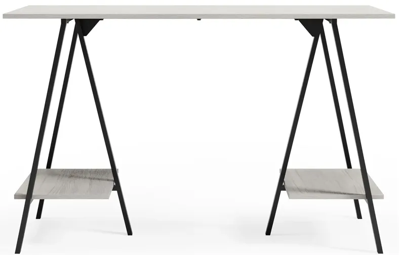 Bertmond Writing Desk in White/Black by Ashley Express