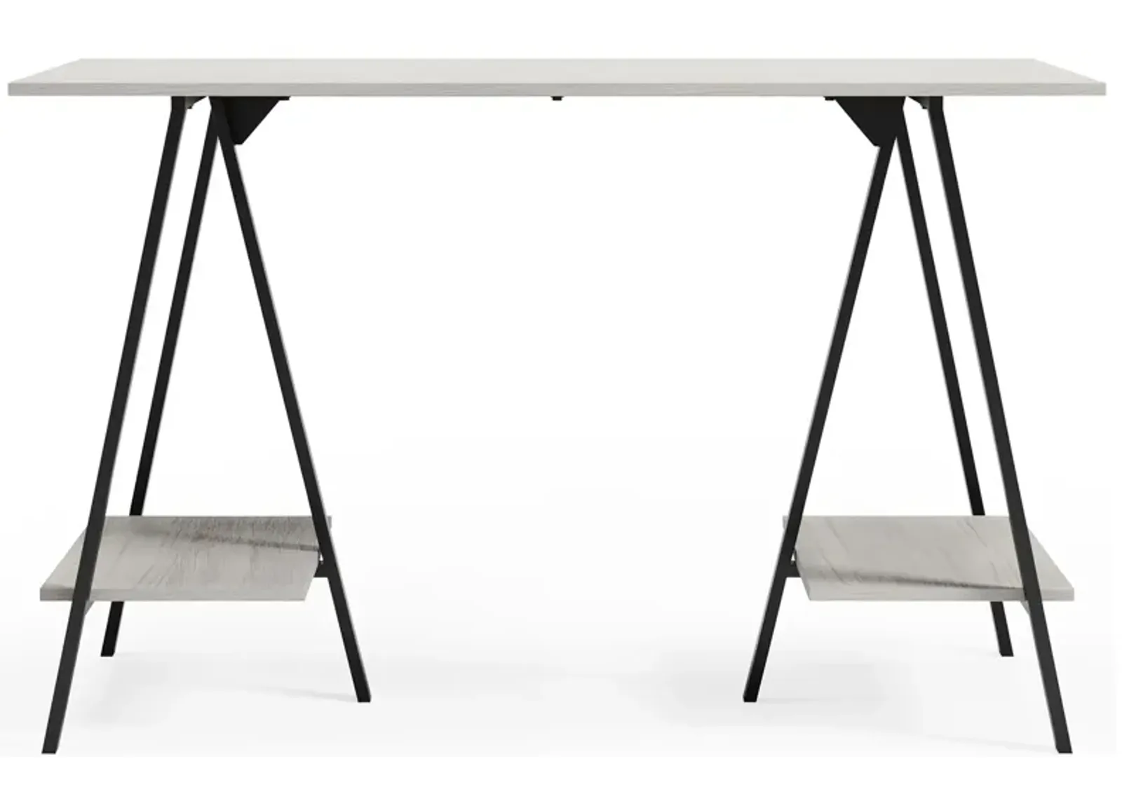 Bertmond Writing Desk in White/Black by Ashley Express