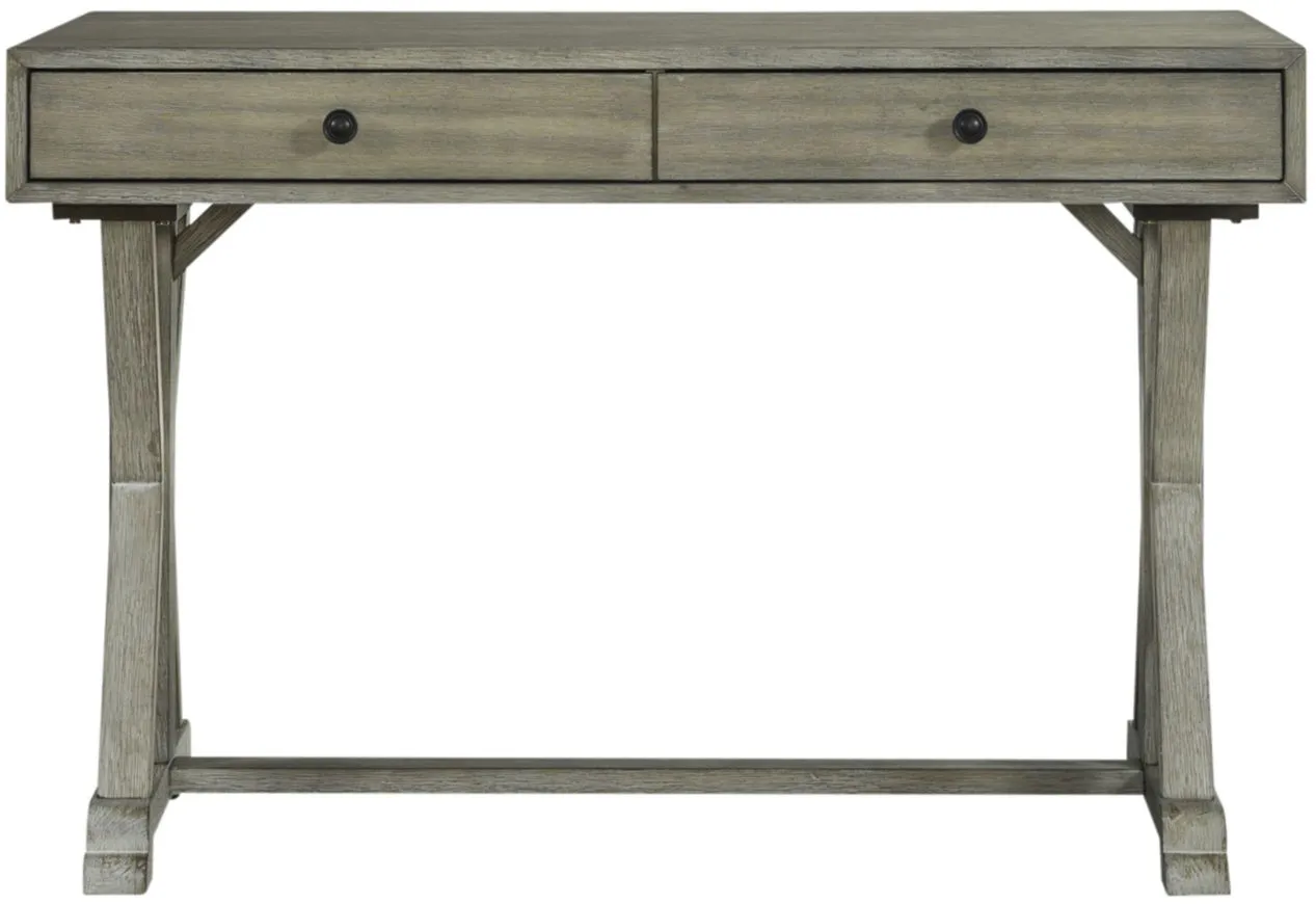 Lakeshore Writing Desk in Washed Taupe Finish by Liberty Furniture