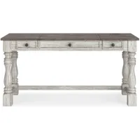 Havalance Desk in Off-White;Natural by Ashley Express