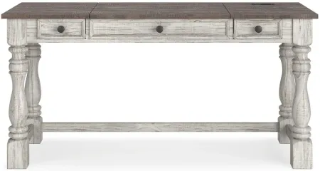 Havalance Desk in Off-White;Natural by Ashley Express