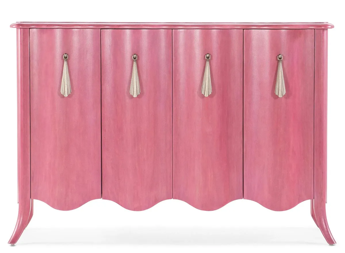 Komen Credenza in Pink by Hooker Furniture