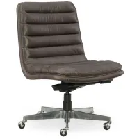 Wyatt Executive Swivel Tilt Chair in Gray by Hooker Furniture