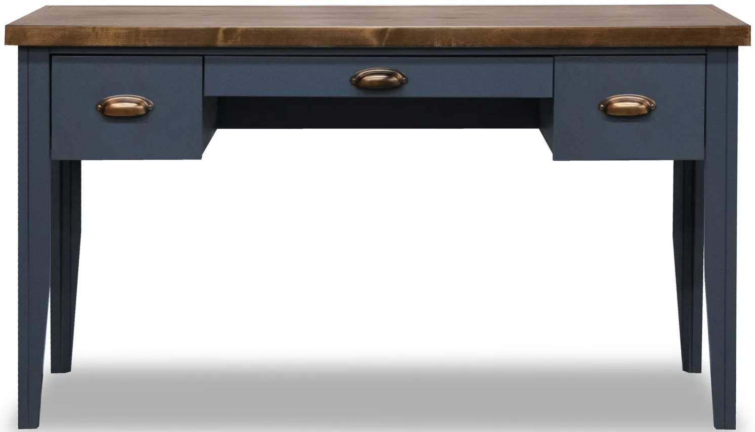 Nantucket Writing Desk in Blue Denim and Whiskey by Legends Furniture