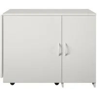 Ameriwood Home Arleta Swivel Craft Desk in White by DOREL HOME FURNISHINGS