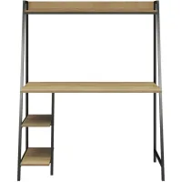 Novogratz Bushwick Ladder Desk in Natural by DOREL HOME FURNISHINGS