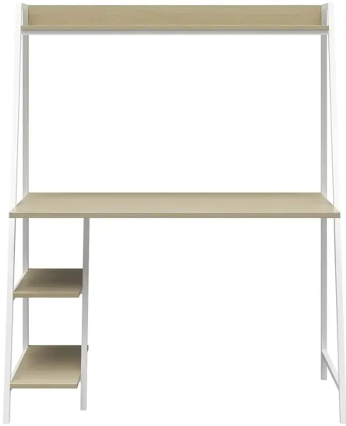 Novogratz Bushwick Ladder Desk in Pale Oak by DOREL HOME FURNISHINGS