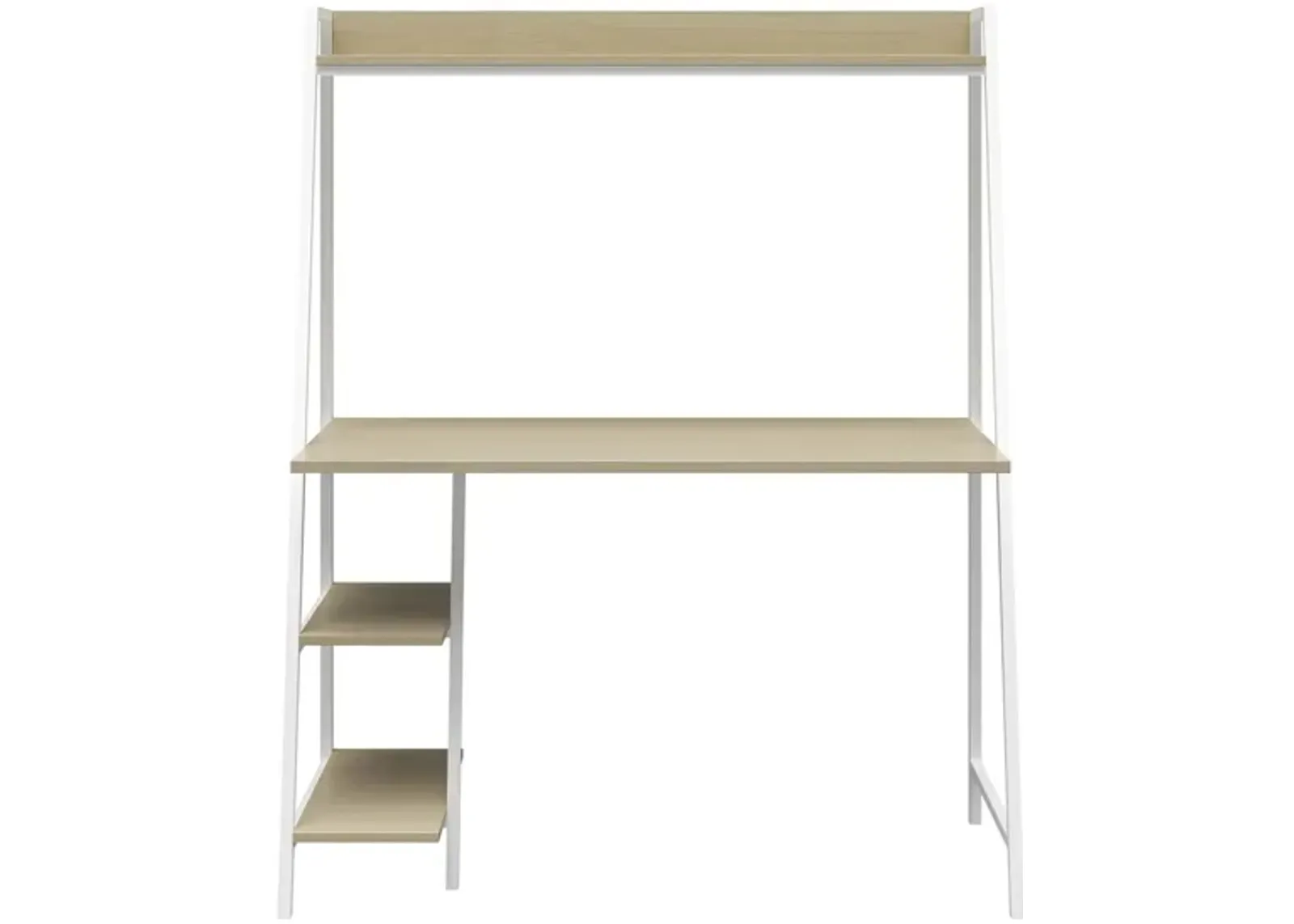 Novogratz Bushwick Ladder Desk in Pale Oak by DOREL HOME FURNISHINGS