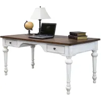 Durham Partners Writing Desk in White by Martin Furniture