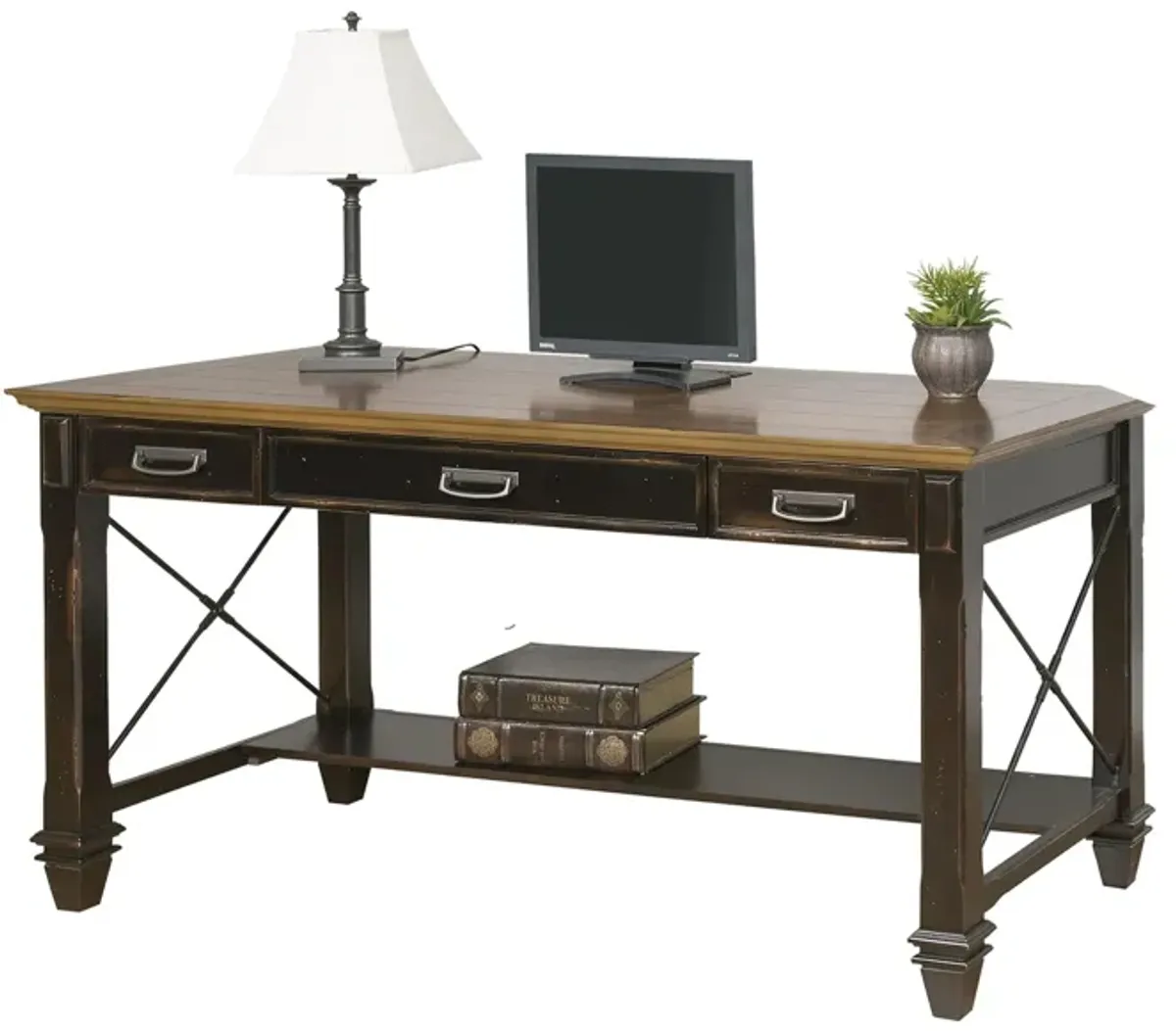 Hartford Writing Desk in Black by Martin Furniture