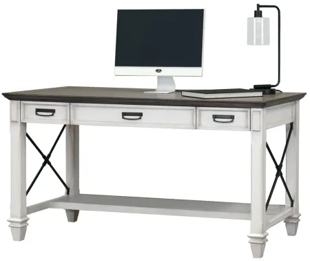 Hartford Writing Desk in White/Gray by Martin Furniture