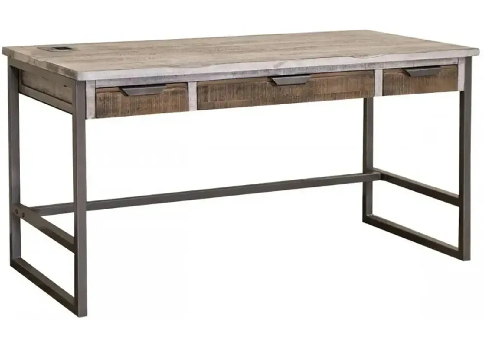 Mita Desk in Brown/Gray by International Furniture Direct