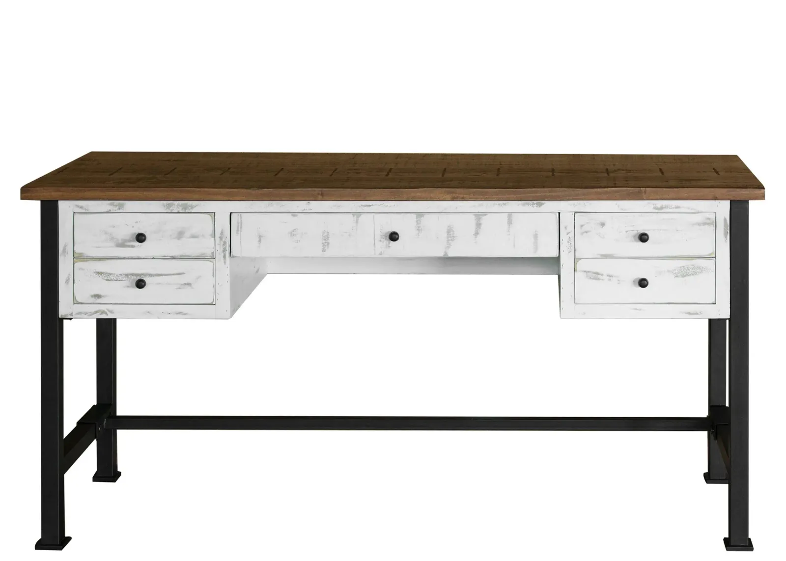 Pueblo Writing Desk in White by International Furniture Direct