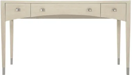 East Hampton Writing Desk in Cerused Linen by Bernhardt