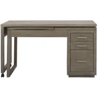 Winfield Swivel Lift-Top L-Desk in Casual Taupe by Riverside Furniture