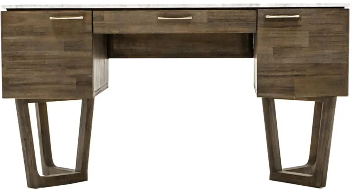 Aura Writing Desk in Brown by LH Imports Ltd