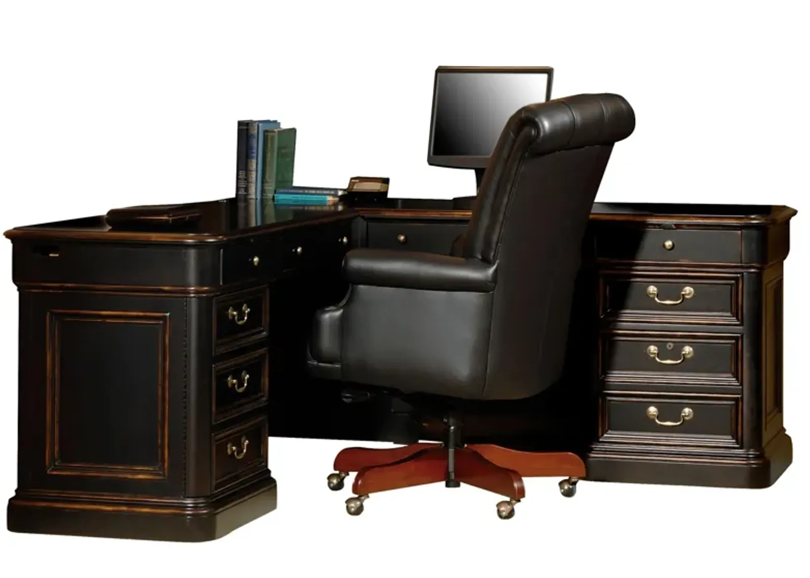 Louis Philippe Executive L-shape Desk