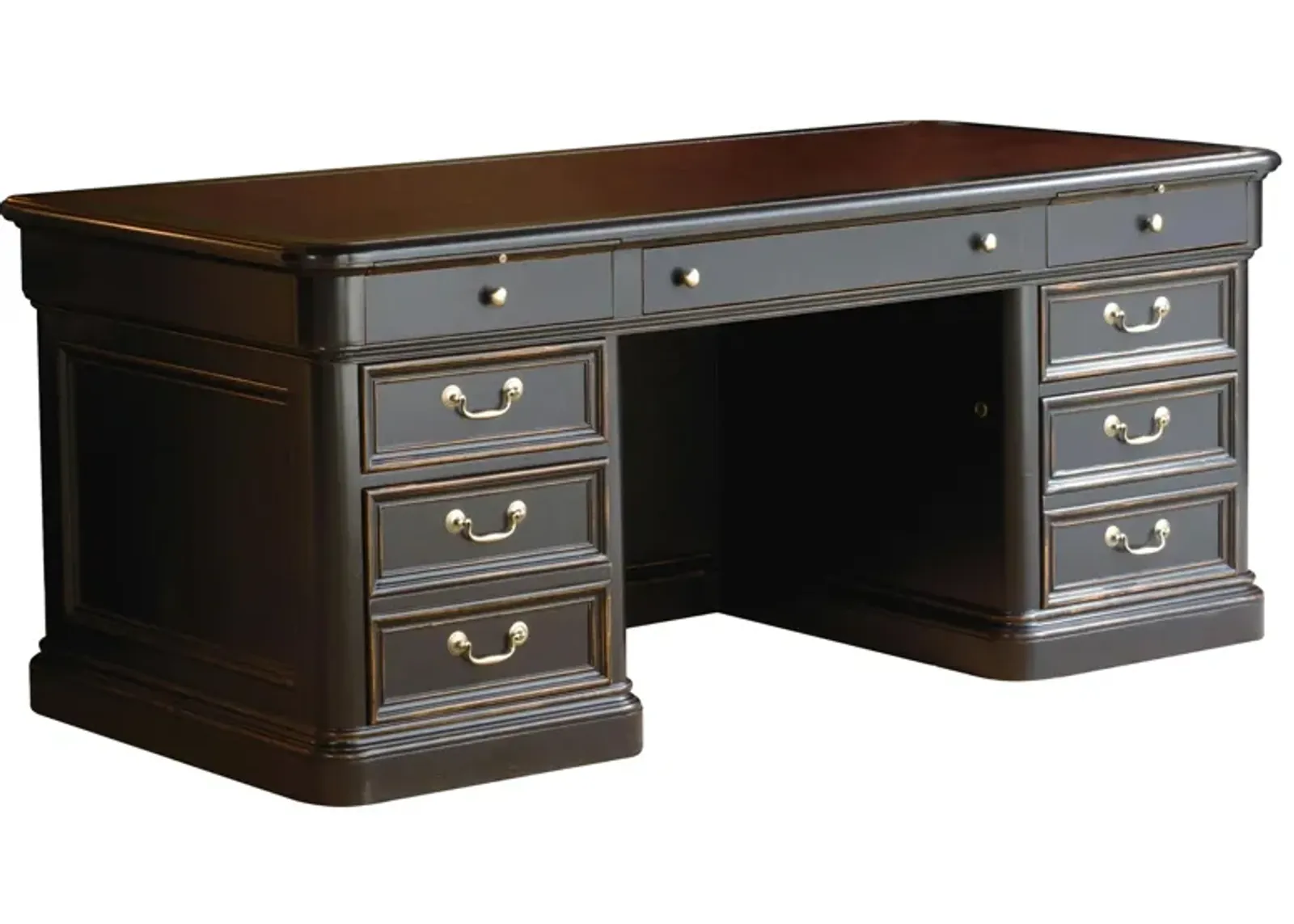 Bedford Park Executive Desk in LOUIS PHILLIPE by Hekman Furniture Company