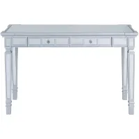 Fareham Mirrored Desk in Silver by SEI Furniture