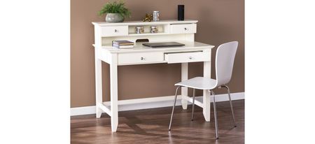 Blyth Desk in White by SEI Furniture